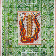 Berna - Festa della Cipolla (2007/8), 230 x 182 cm, acrylic on newspaper, inv. PH436