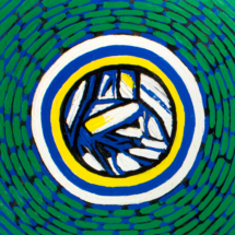 Senza titolo (2014), 60 x 60 cm, acrylic on canvas, inv. PH791
